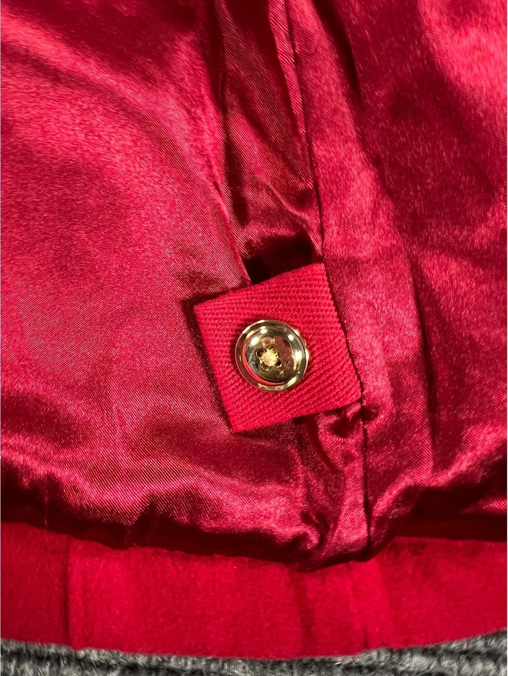 Gymboree Baby Girls Red Holiday Dress Coat with Satin Lining Size 18-24 Months